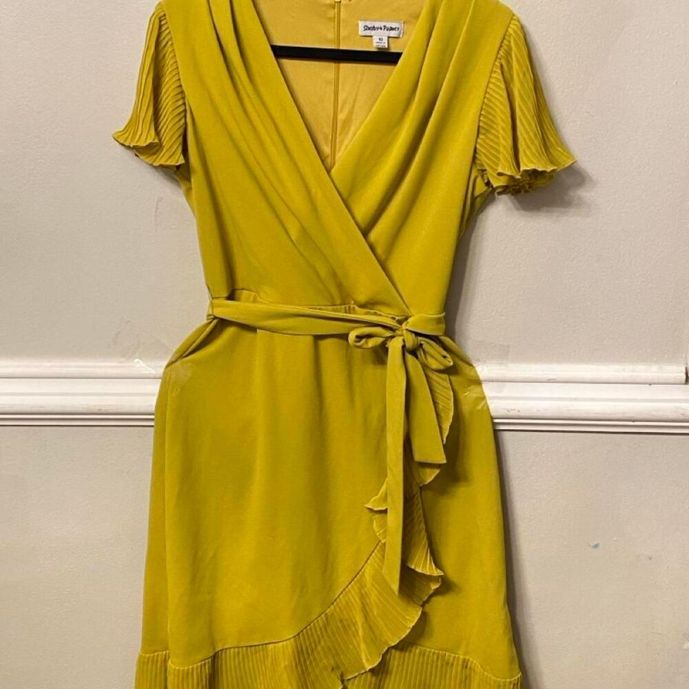 Unbranded Women's Yellow and Green Dress